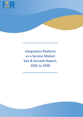 Integration Platform as a Service (IPaaS) MARKET