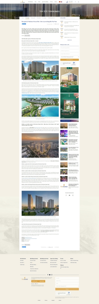 Ban quản lý Vinhomes Ocean Park - người bạn của mọi cư dân - vinhomes.vn