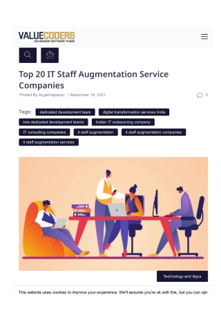 Top 20 IT Staff Augmentation Service Companies