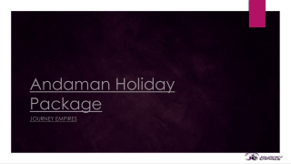 Andaman Holiday Package | Journey Empires