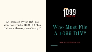 1099 DIV Instructions - 1099 DIV Fillable Form Online