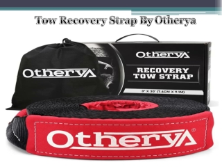 Tow Recovery Strap By Otherya