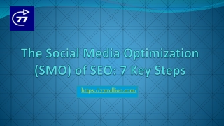 The Social Media Optimization (SMO) of SEO 7 Key Steps