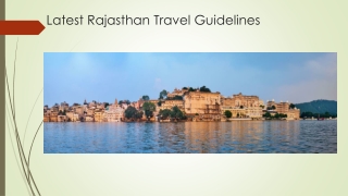 Stay Updated With Latest Covid-19 Rajasthan Travel Guidelines