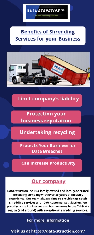 Benefits of Shredding Services for your Business