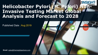 Insights on the Helicobacter Pylori Non-Invasive Testing Market to 2028 | The In