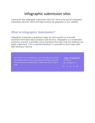 infographic submission sites