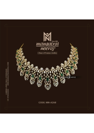 Diamond Necklace with Changeable stones=