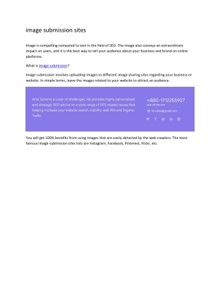 image submission sites