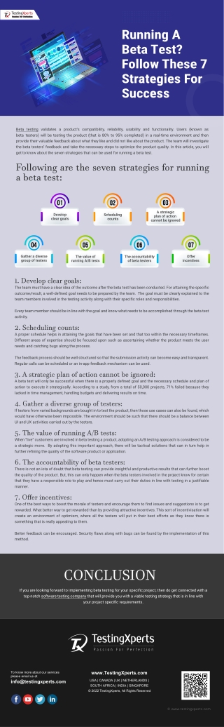 USA Article_ Running a beta test - Follow these 7 strategies for success