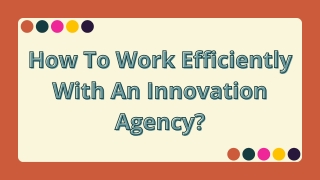 Innovation Agencies