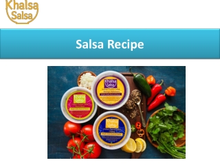 Salsa Recipe