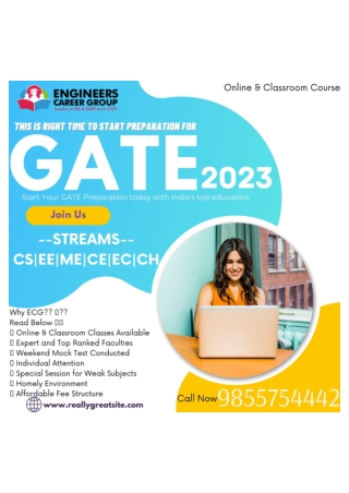 Best GATE Coaching In Chandigarh