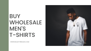 Buy Wholesale Men’s T-Shirts at Bulk Threads