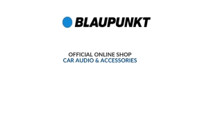 Blaupunkt Car Audio & Accessories