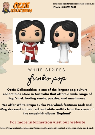 White Stripes Funko Pop