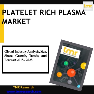 Platelet Rich Plasma Market Growth Drivers  and Notable Developments