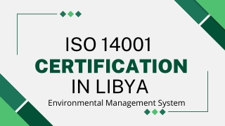 ISO 14001 Certification in Libya