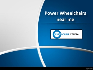 Power Wheelchair for Sale, Power Wheelchairs near me – Wheelchair Central