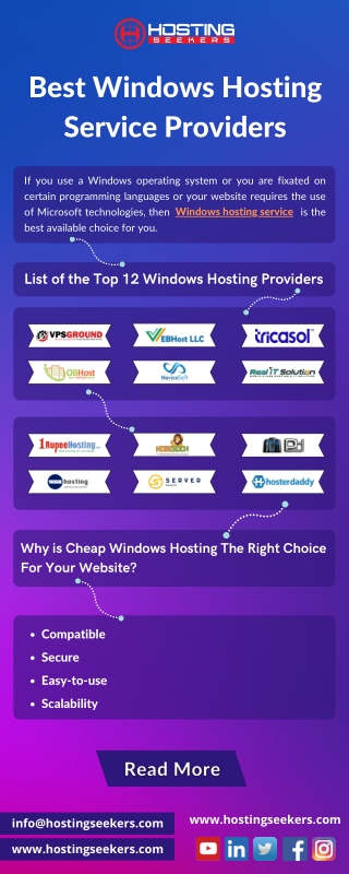 Best Windows Hosting Service Providers