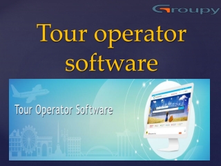 Tour Operator Software