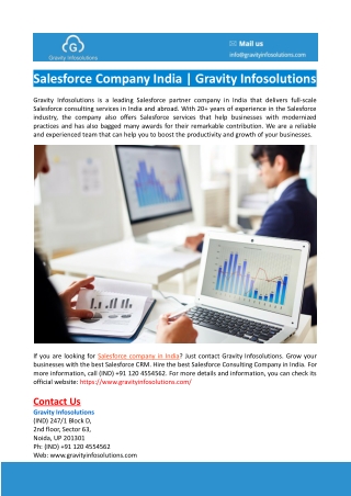 Salesforce Company India-Gravity Infosolutions