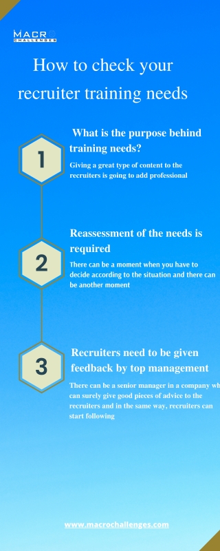 How to check your recruiter training needs