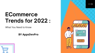 ECommerce Trends for 2022