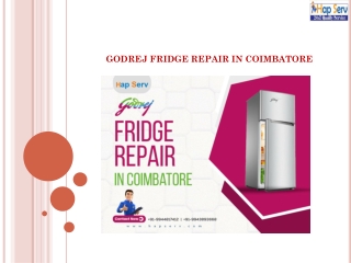 GODREJ FRIDGE REPAIR IN COIMBATORE