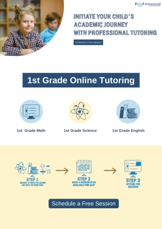 1st Grade Tutoring