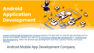 Android mobile app development company