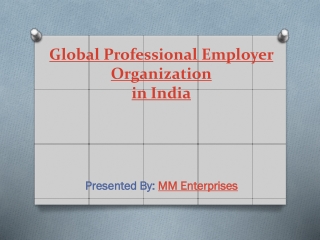 Global Professional Employer Organization
