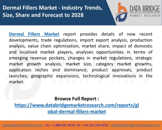 Global Dermal Fillers Market