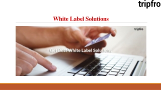 White Label Solutions