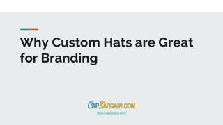 Why Custom Hats are Great for Branding