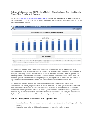 Subsea Well Access and BOP System Market