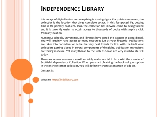 Independence Library