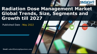 Radiation Dose Management Market Latest Technology, Emerging Technology till 202