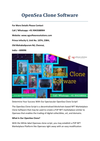 OpenSea Clone Software