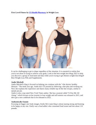 The Best Weight Loss Blogs of 2022