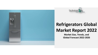 Global Refrigerators Market 2022 : By Size, Trends, Competitive Analysis