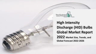 High Intensity Discharge (HID) Bulbs Market By Vehicle Type, By Light Type, Global Opportunity Analysis and Industry For