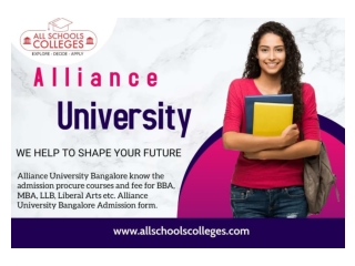 Alliance University  Bangalore Campus