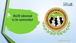 BLDE (deemed to be university)