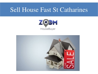 Sell House Fast St Catharines