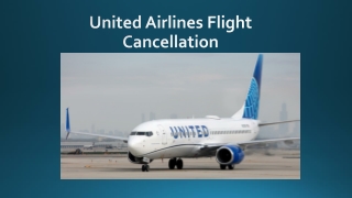Information about United Airlines Cancellation Policy