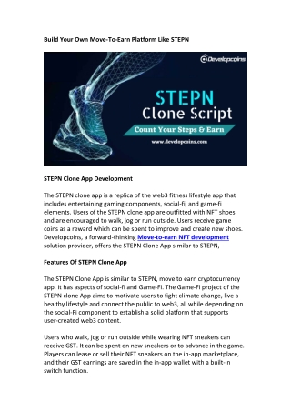 STEPN Clone App-converted