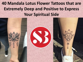 How to maintain mandala lotus flower tattoo?