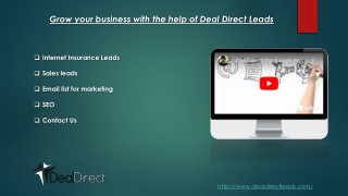 Grow your business with the help of Deal Direct Leads