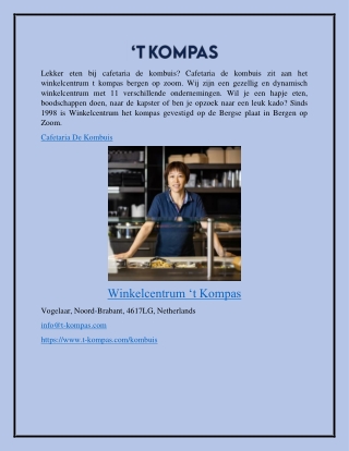 Cafetaria De Kombuis t-kompas.com